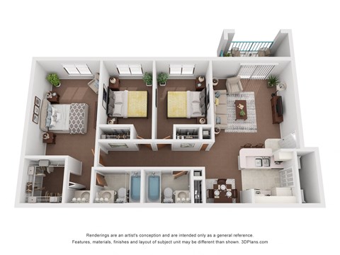 3 Bedroom Floor Plan